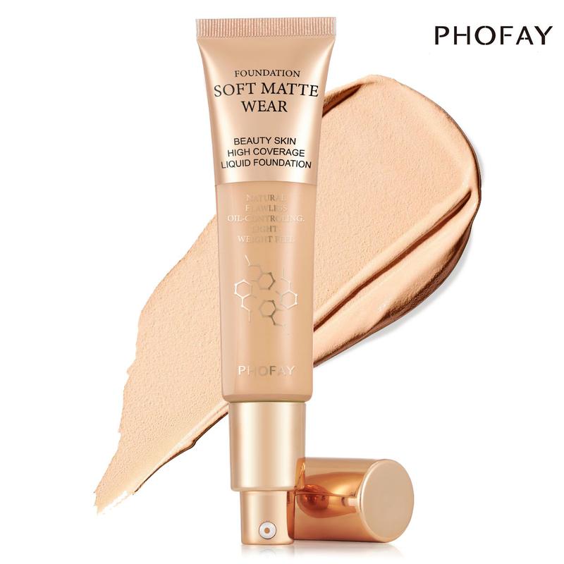 Hydrating Essence Foundation,Waterproof and Light Long Lasting Makeup  Flawless Soft Full Coverage Facial Tinted Foundation Serum