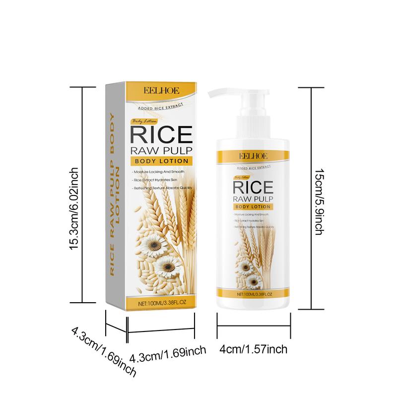 1 2 4pcs Rice Paste Moisturizing Body Milk Moisturizing Dry Skin Even Skin Tone Rejuvenating Body Care Lotion Comfort Hydrating Skin Care