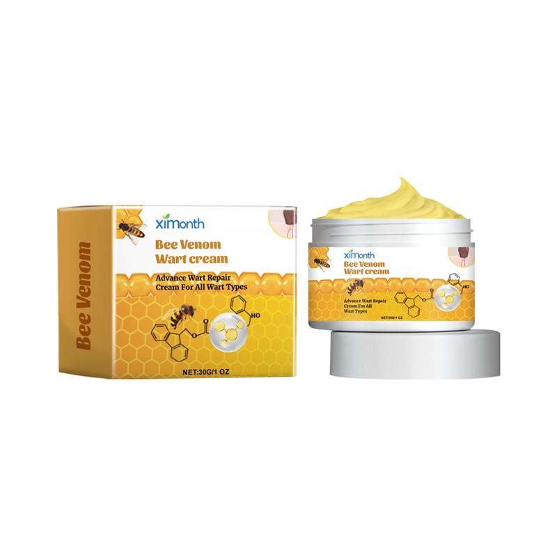 Bee Venom Wart Cream | Fast & Painless Wart Removal | Skin Smoother with Natural Ingredients Acne Skincare