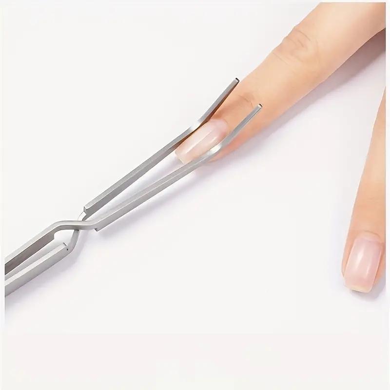 Nail Clipper Tweezers, 1 Count Multifunctional Nail Pincher Tweezers, Nails Shaping Tweezers, Professional Manicure Tool for Home & Salon Use