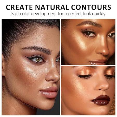 Professional Light Medium Brown Contour Highlight Palette,Easy Blending, Long-lasting formula, Sculpt & Highlighting,Matte and Shimmer Finish-9A