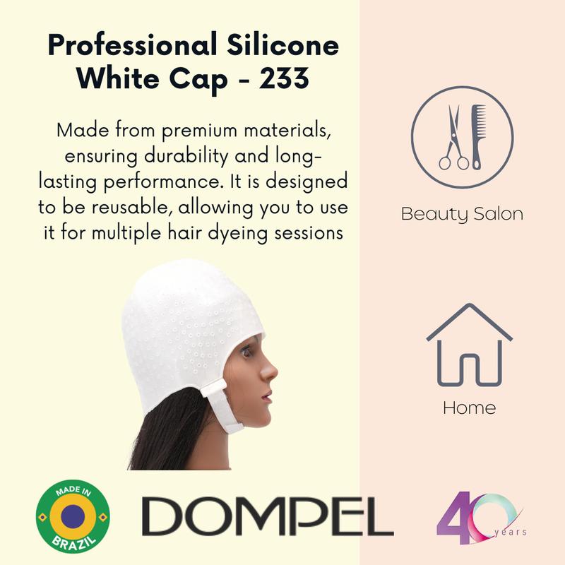 Dompel Silicone Highlight Hair Cap with Needle | Model 233-CA Haircare Salon