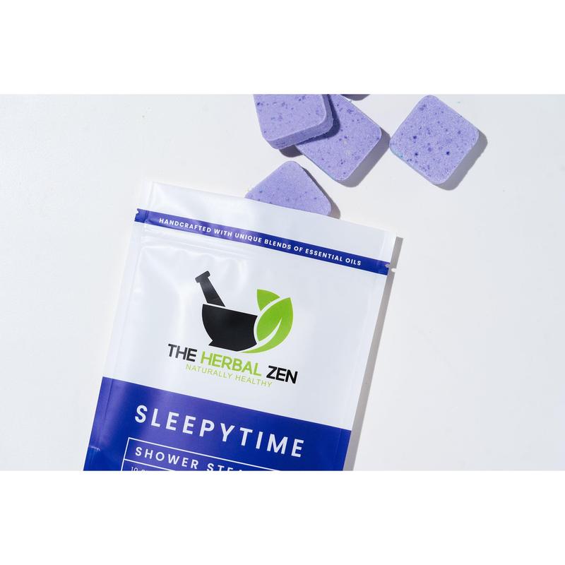 The Herbal Zen - Sleepytime Shower Steamers with Lavender and Chamomile Essential Oils for a Relaxing Night's Sleep Body Care Body Wash