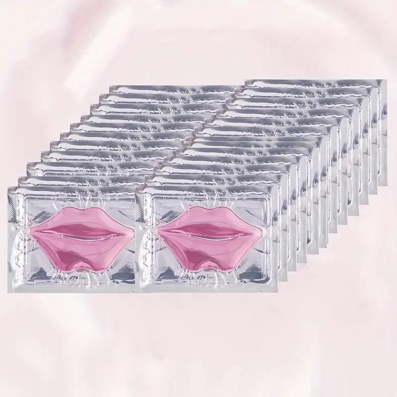 Collagen Crystal Lip Mask, 20pcs set Hydrating Lip Care Mask, Moisturizing Lip Care Product for Women, Perfect Gift Set for Mother