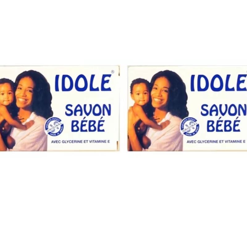 Idole Savon Bebe with Glycerin and Vitamin E Skin Care - 2.65 oz, Nourishes and Moisturizes Skin