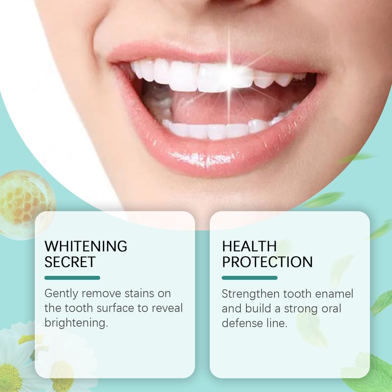 ORALHOE Oral Whitening Tooth Mousse - Cleansing, Stain Removal, Teeth Whitening, and Fresh Breath Foam Mousse