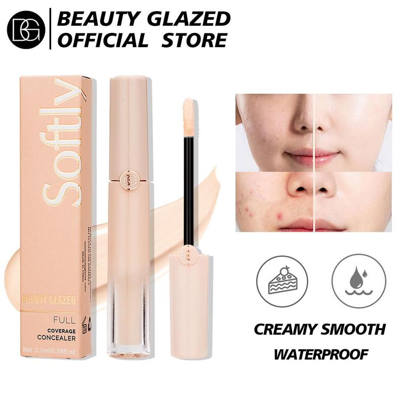 Long-lasting Liquid Concealer, 1 Count Waterproof Moisturizing Isolating Concealer Stick, Highlighter Stick Makeup Pen for Women and Girls