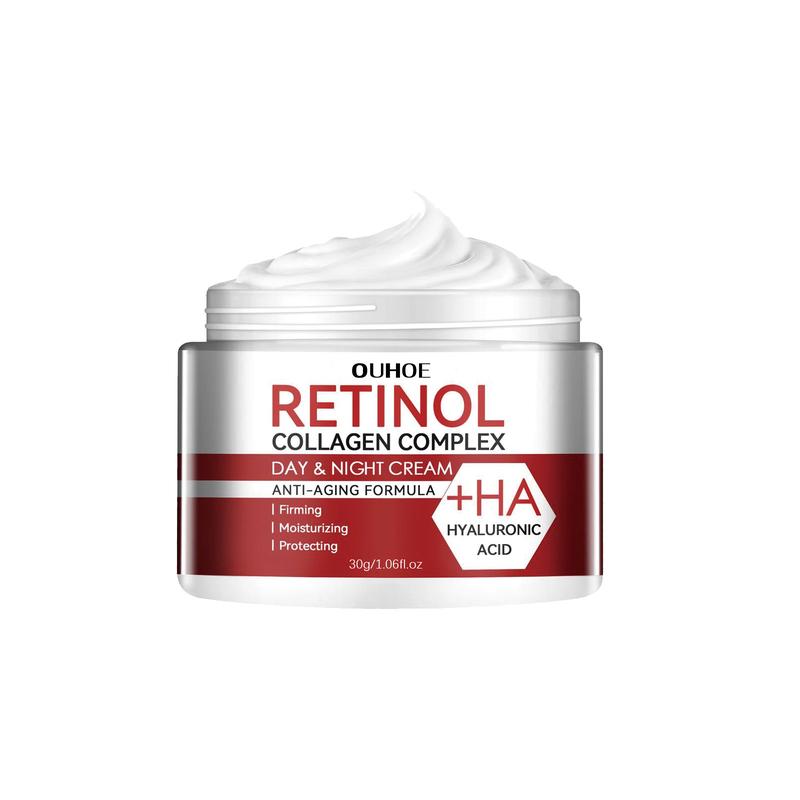 OUHOE Retinol Moisturizing Cream 30g Anti-Wrinkle Reduce Fine Lines Dark Circles Firm And Lift Anti-Aging