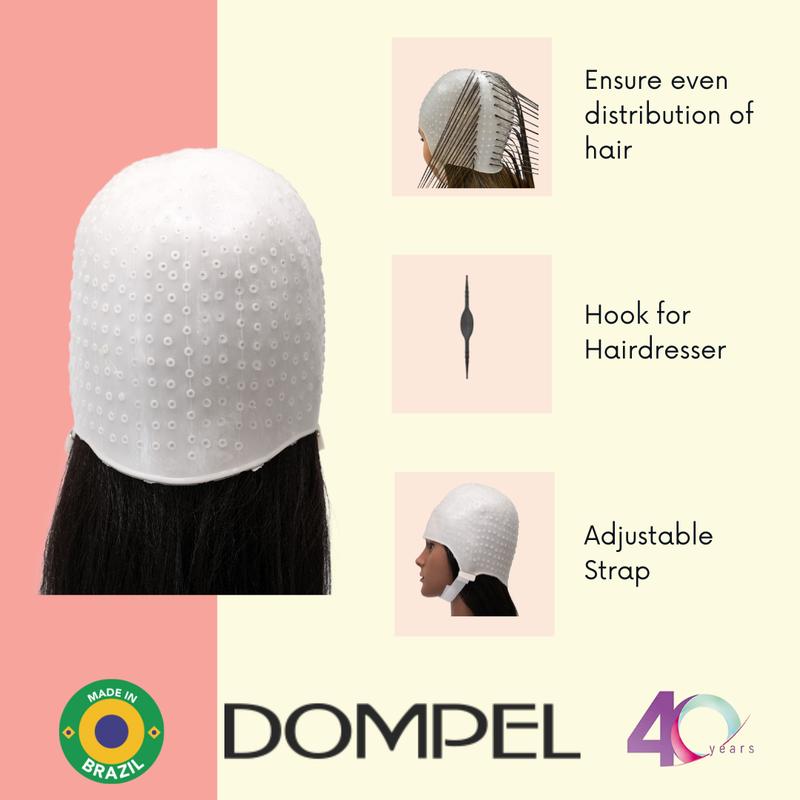 Dompel Silicone Highlight Hair Cap with Needle | Model 233-CA Haircare Salon