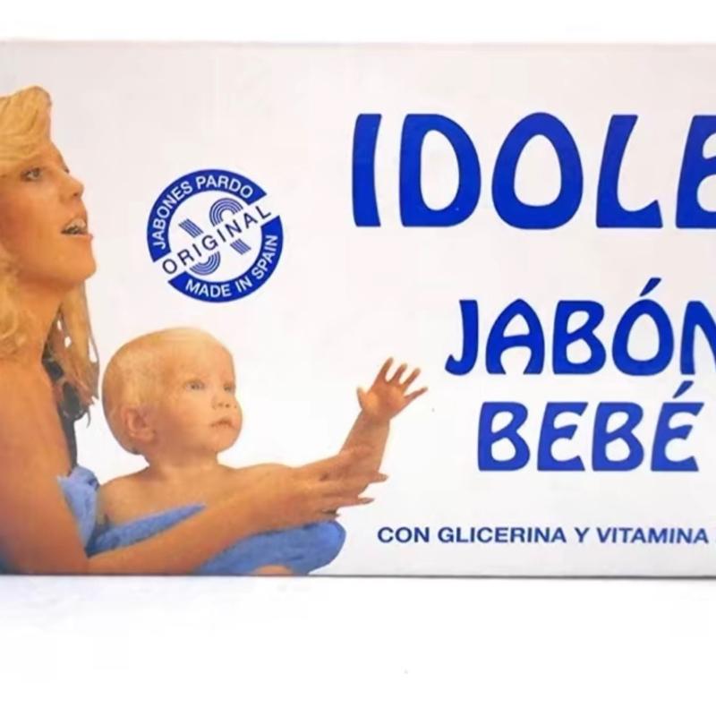 Idole Savon Bebe with Glycerin and Vitamin E Skin Care - 2.65 oz, Nourishes and Moisturizes Skin