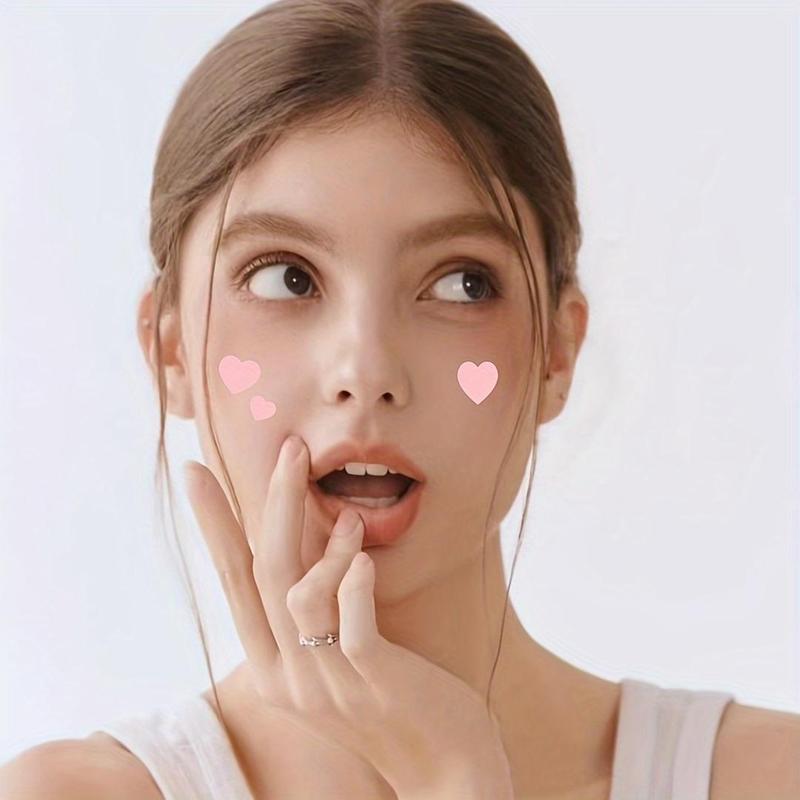 Heart Shaped Hydrocolloid Acne Care Patches, 200pcs Invisible Acne Cover Stickers, Gentle Acne Care Products for Women