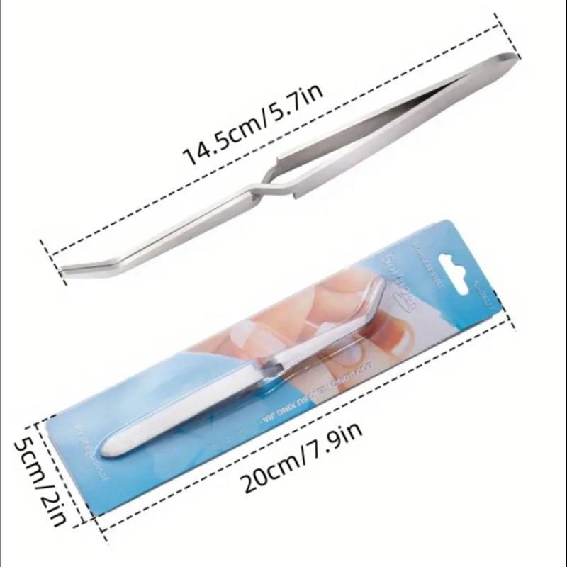 Nail Clipper Tweezers, 1 Count Multifunctional Nail Pincher Tweezers, Nails Shaping Tweezers, Professional Manicure Tool for Home & Salon Use