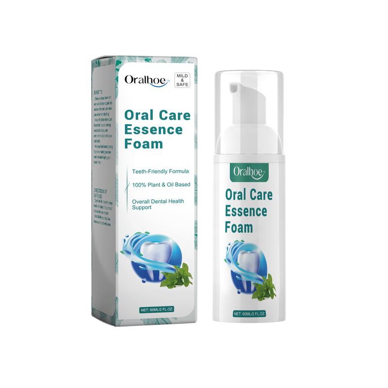 ORALHOE Oral Whitening Tooth Mousse - Cleansing, Stain Removal, Teeth Whitening, and Fresh Breath Foam Mousse