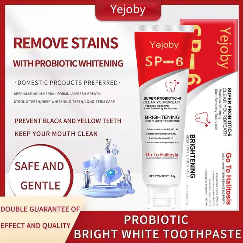 2024 Sp-6 Brighten Toothpaste,Probiotics Bright Brighten Toothpaste,Sp 6 Toothpaste,Brighten Toothpaste Sp-6,Sp-6 Probiotics Brighten Toothpaste,Fresh Breath