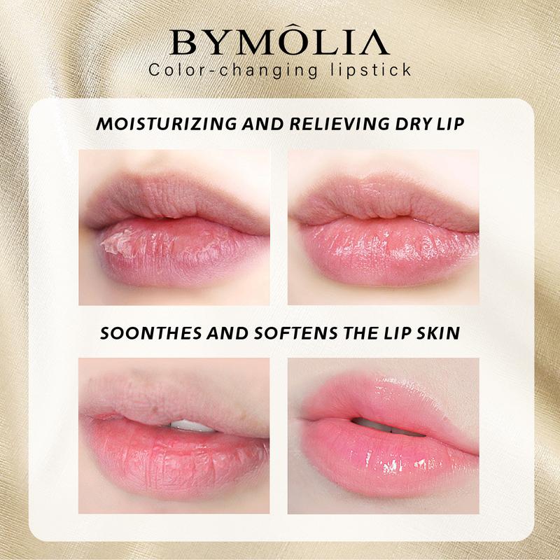 BYMOLIA Transferproof Lipstick,Color-Changing Lipstick ,  Shine,Long Lasting,Moisturizing, & Perfect for Thanksgiving Gifts