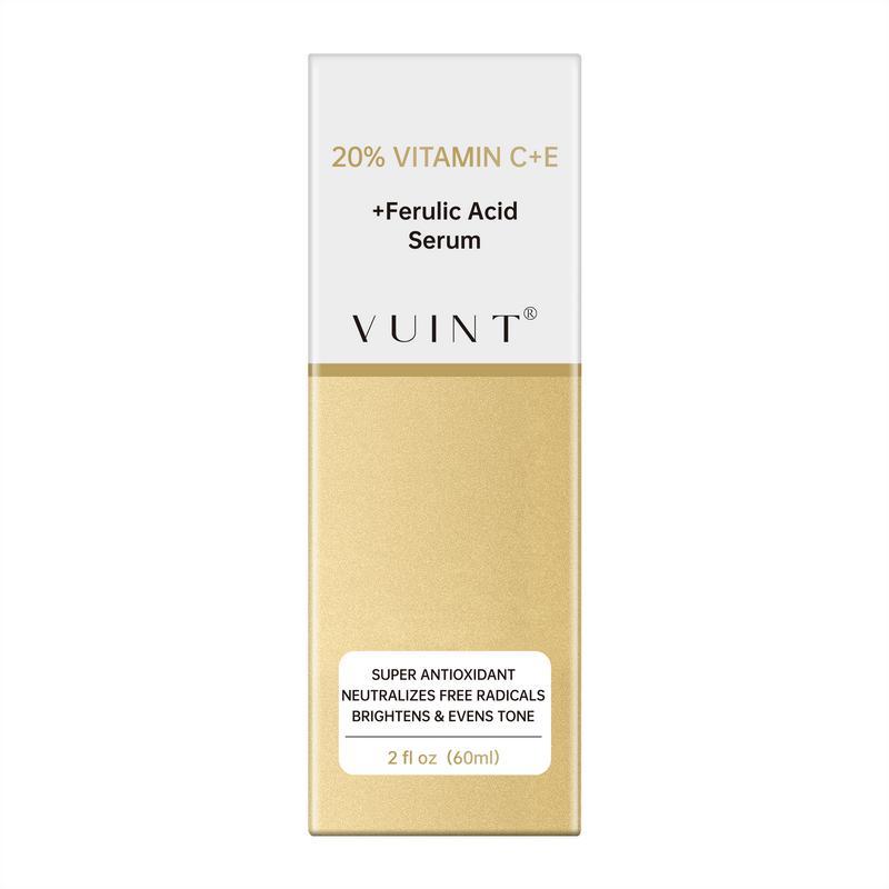 VUINT 60ml Vitamin C Facial Serum Essence, Skincare Cleanser-B3 Gentle Moisturize Skin Repair