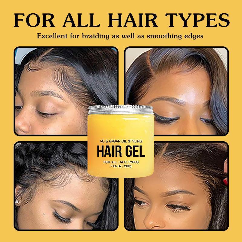 Tropical Oasis Moisture Resistant Curly Hair Gel - Fruit Flavor, Natural Haircare, Frizz-Alcohol Free - Moisturizer, Hydrating