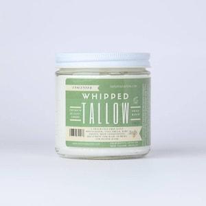 Unscented Whipped Tallow, All Natural Grass Fed Beef Tallow Moisturizer