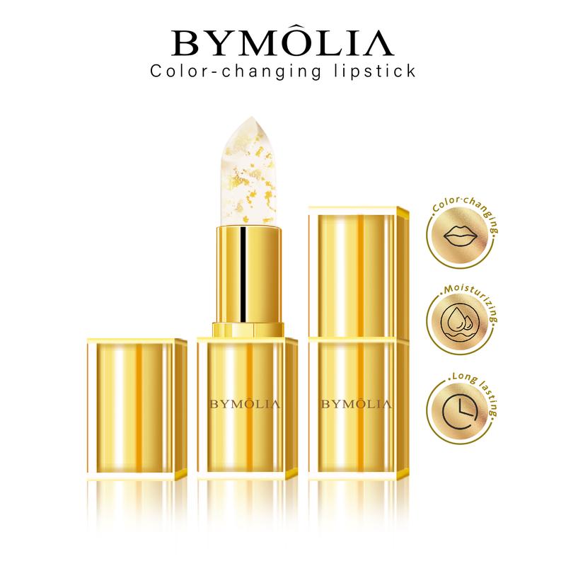 BYMOLIA Transferproof Lipstick,Color-Changing Lipstick ,  Shine,Long Lasting,Moisturizing, & Perfect for Thanksgiving Gifts