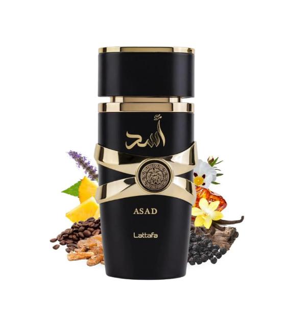 Lattafa Perfumes Asad for Unisex Eau de Parfum Spray, 3.4 Ounce