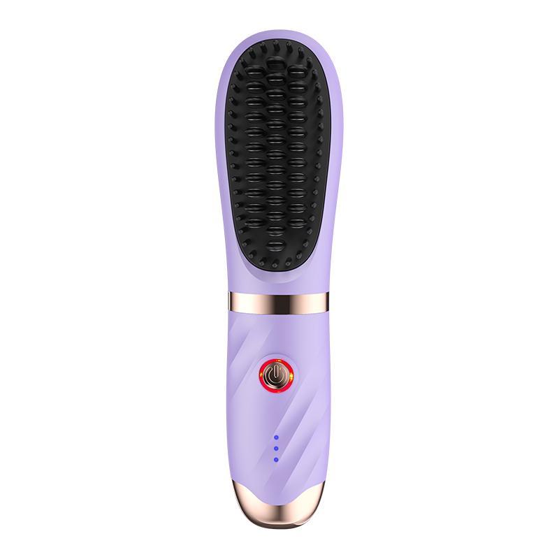 Portable Wireless Hair Straightener, Rechargeable Hair Straightening Comb, Hair Styling Tool for Home & Travel, Hair Care & Styling Product, Christmas Gift