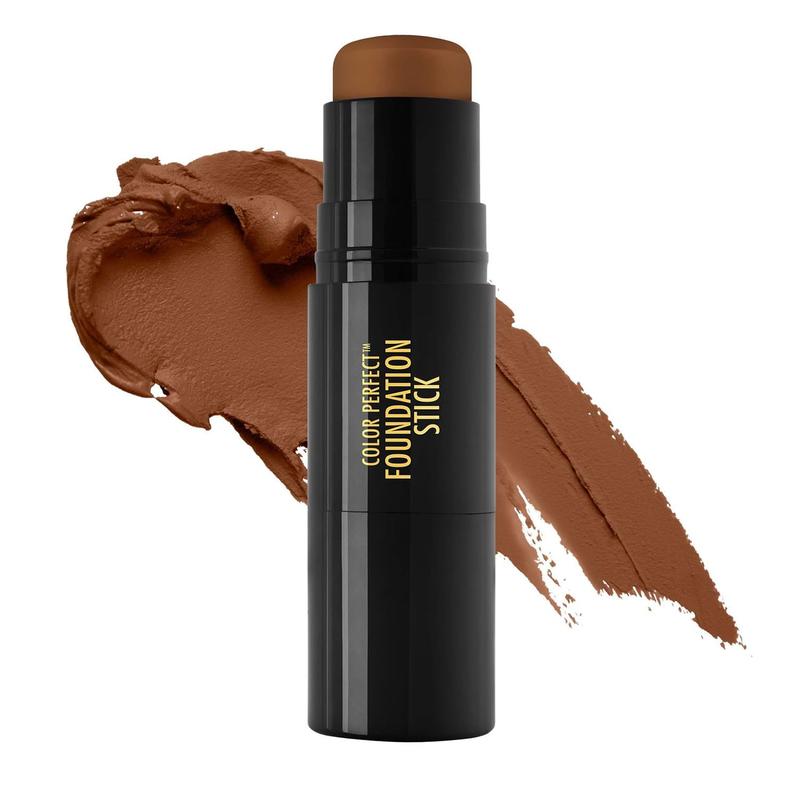 Black Radiance Color Perfect Foundation Stick with Soft Brush Applicator Duo – Buildable, Blendable Versatile Pigment-Rich Formula - Betiful Bronze