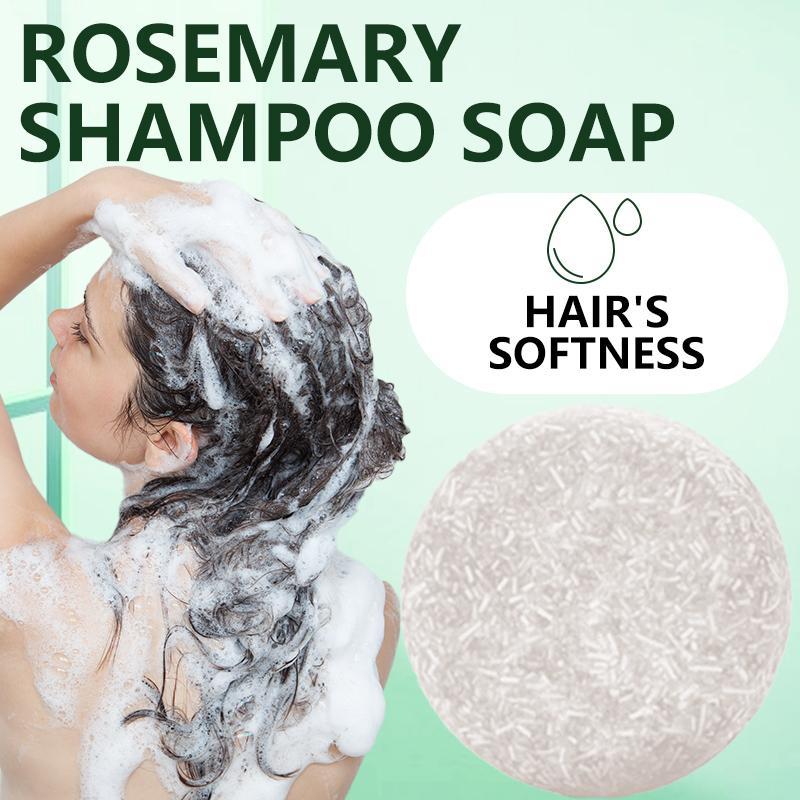 Rosemary & Biotin Shampoo Soap, Deep Moisturizing Hair Care Soap, Natural Hair Care & Styling Product for Women & Men