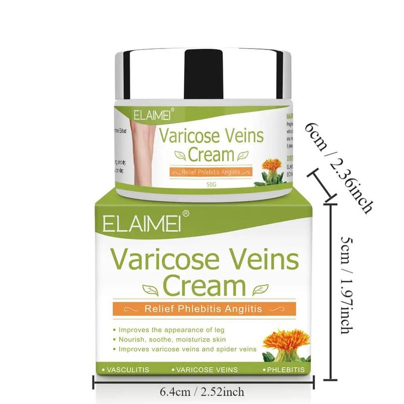 Varicose Veins Cream, 2 Boxes Moisturizing & Nourishing Skin Care Cream, Hydrating Skin Care Product for Women & Men Daily Use