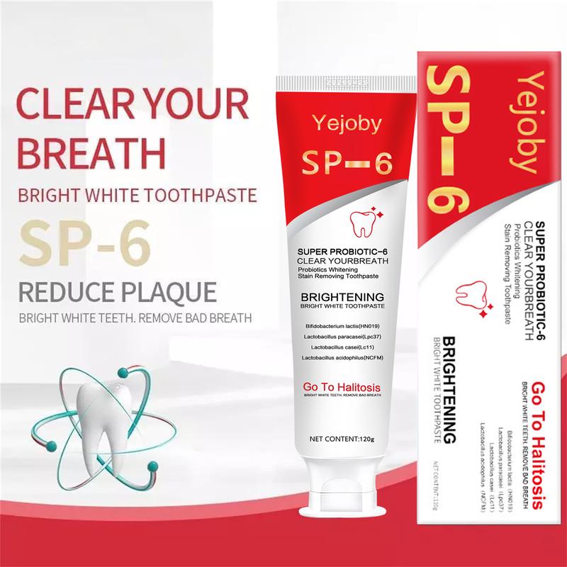 2024 Sp-6 Brighten Toothpaste,Probiotics Bright Brighten Toothpaste,Sp 6 Toothpaste,Brighten Toothpaste Sp-6,Sp-6 Probiotics Brighten Toothpaste,Fresh Breath