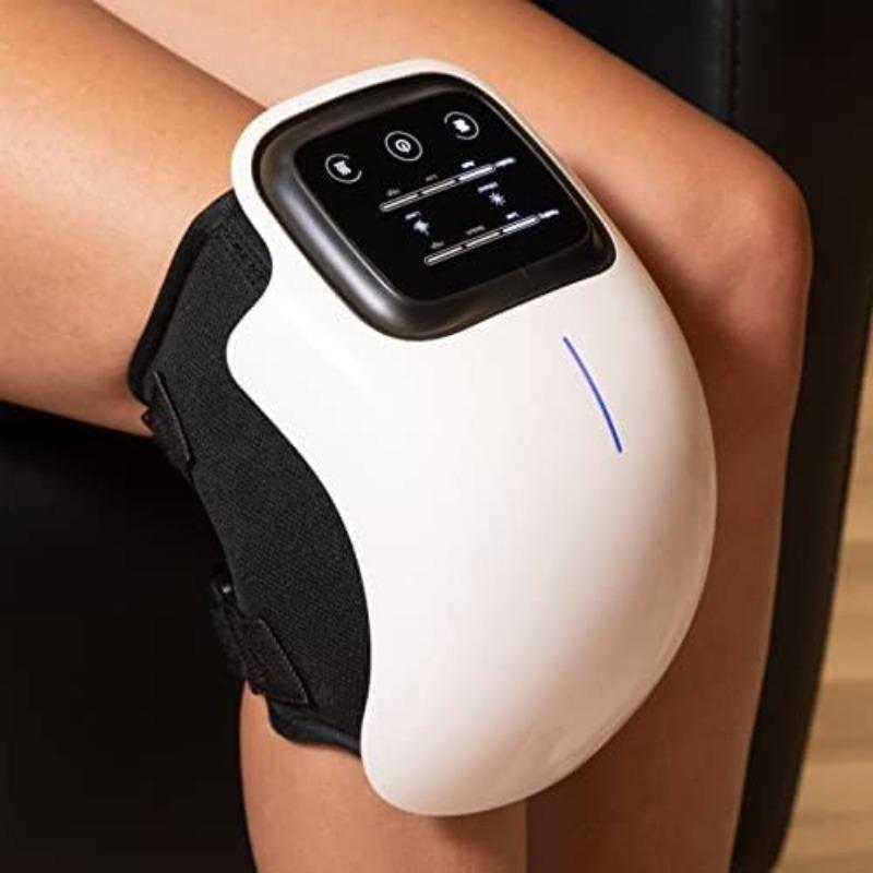 Wireless Knee Massager, Cycle Heating, Vibration, Large Led Screen, Outdoor Travel Family Use, Parents Gift Birthday Gift, Thanksgiving, Halloween, Christmas and Other Holiday Gifts for Family and Friends