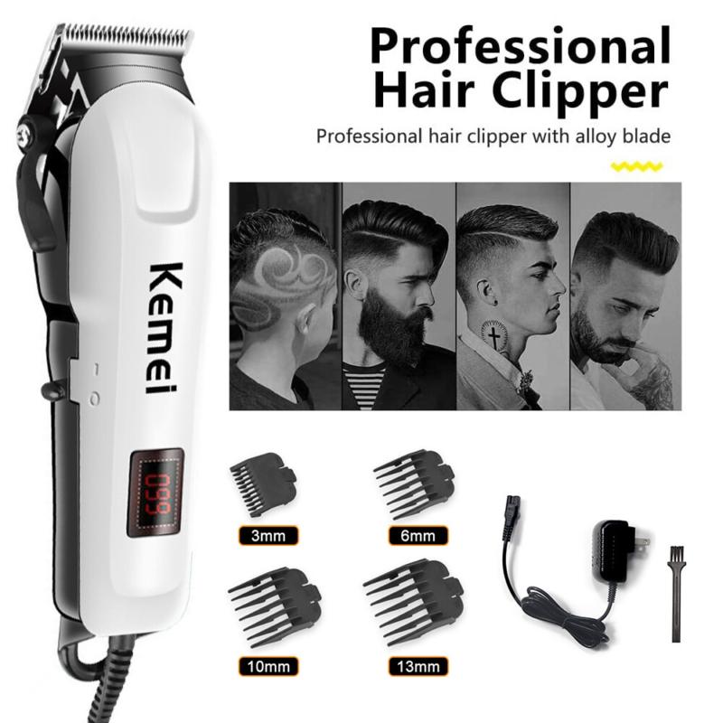 Professional Hair Clippers Trimmer Kit Men Cutting Machine Barber Salon US