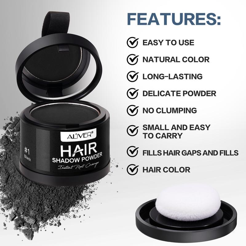 Buy one get one Aliver Hairline Shadow Powder for Hair, Thinning Hair & Grey Hair Coverage