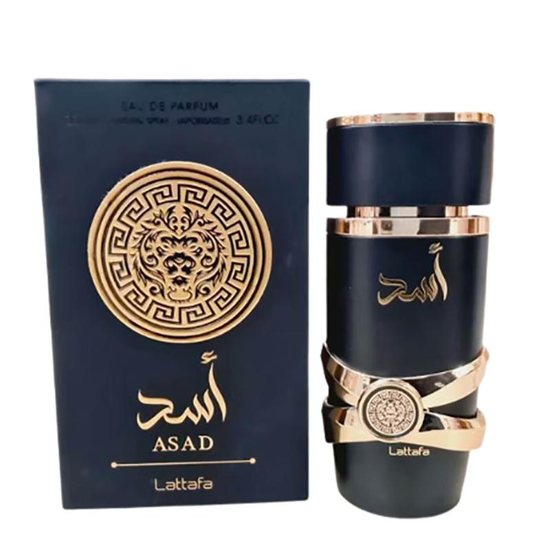 Lattafa Perfumes Asad for Unisex Eau de Parfum Spray, 3.4 Ounce