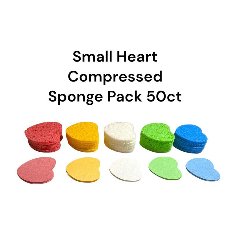 Compressed Facial Beauty Sponges for Gentle Cleansing and Exfoliating