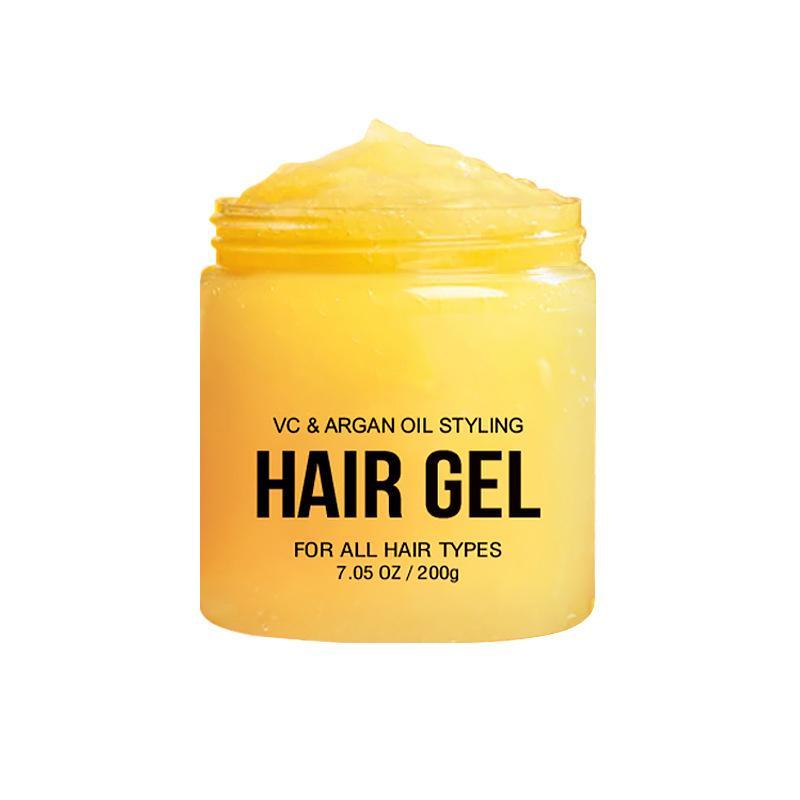 Tropical Oasis Moisture Resistant Curly Hair Gel - Fruit Flavor, Natural Haircare, Frizz-Alcohol Free - Moisturizer, Hydrating