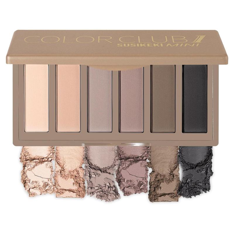 6 Colors Mini Naked Eyeshadow Makeup Palette Neutral Nude Smoky Eye Shadow Taupe & Brown Matte Make Up Pallet with Mirror Highly Pigmented Long Lasting Waterproof Travel Size Gift Kit 01