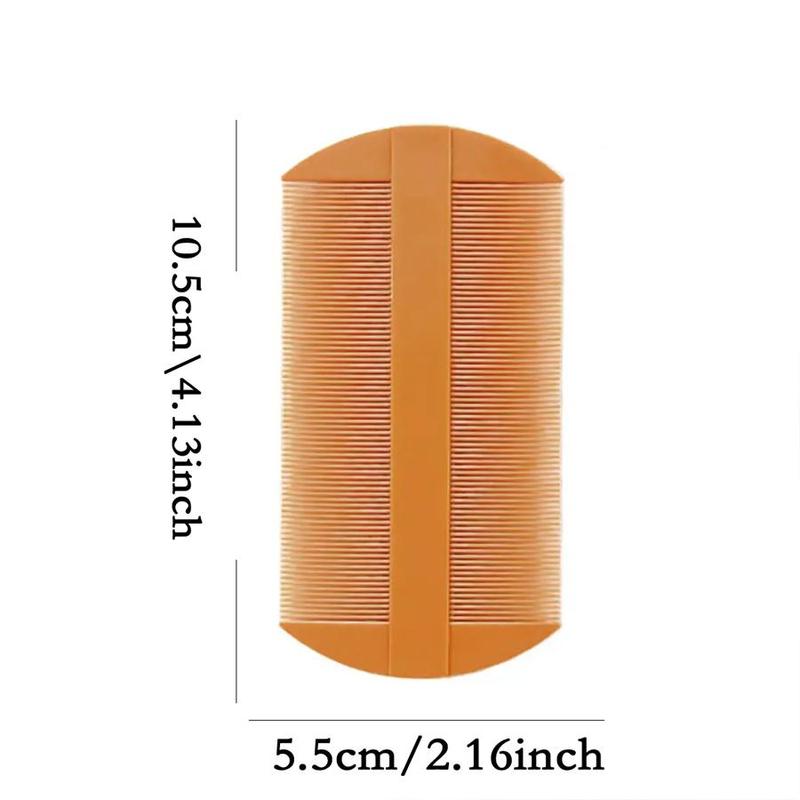 2pcs Portable Comb, Hair Brush, Scalp Scrubber For Removing Head Lice