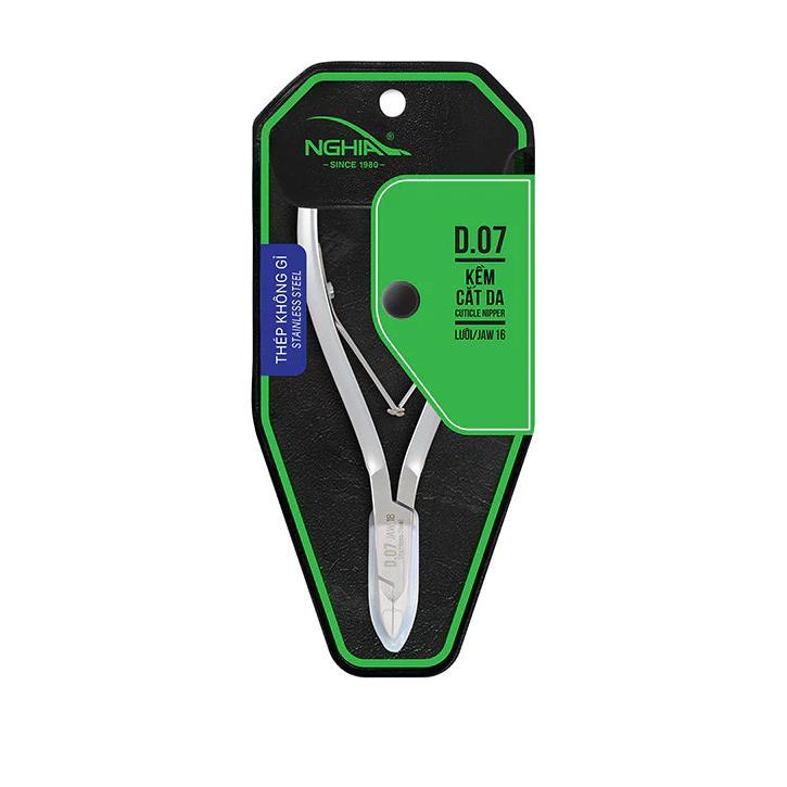 NGHIA Cuticle Nipper - D-07 (Stainless Steel)