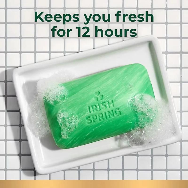 Irish Spring Original Clean 12 HR Fresh Deodorant Bar Soap, Pack of 20