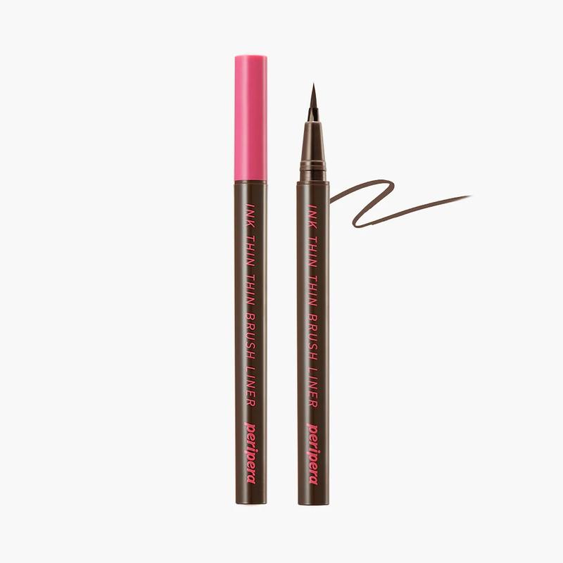 [PERIPERA Official Shop] PERIPERA Ink Thin Thin Brush Liner | Smudge-proof & Long Lasting | K-beauty Eyeliner Lipliner