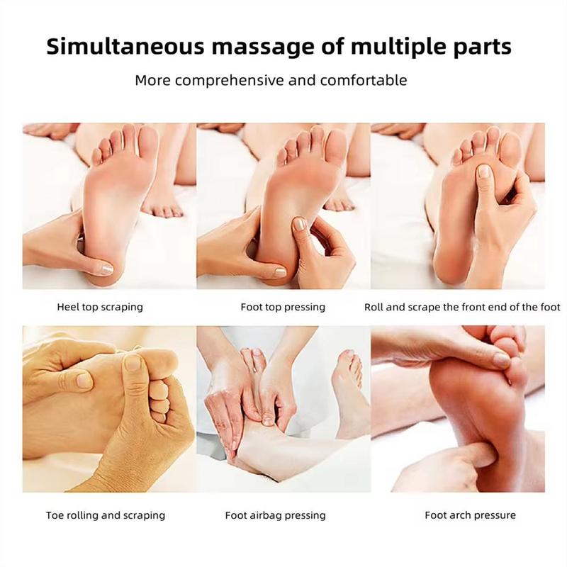 Portable Foot Massager, 8 Modes 19 Strengths Foot Massage Cushion, Electric Foot Massager, Foot Massage Machine for Home & Travel