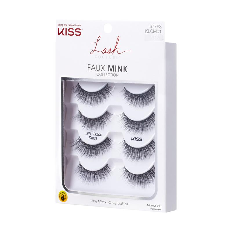 KISS Lash Couture Faux Mink Multipack - Little Black Dress