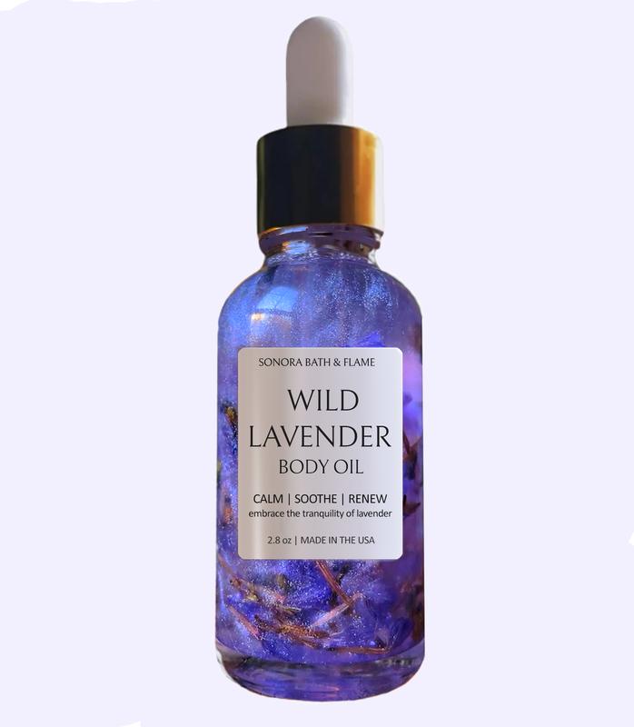 Wild Lavender Body Oil - Soothing Silky Lavender Body Oil