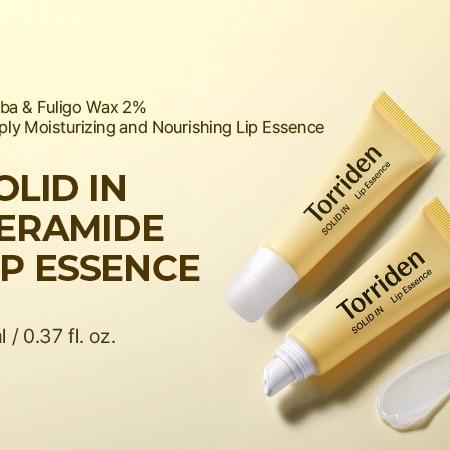 Torriden - SOLID IN Ceramide Lip Essence [11ml] Moisturizing Smooth Lip Balm | Exfoliate Skincare | Intensive Moisture |  Lip Mask Moisturizer Jojoba Oil Organic  Vegan Comfort Hydrate