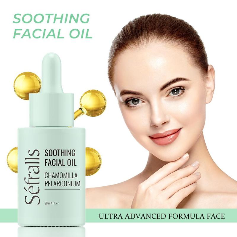 Soothing Facial Oil, 1 Count Deep Hydrating Face Serum Face Oil, Deeply Hydrate & Comfort Skin, Face Moisturizer Lotion, Facial Essence