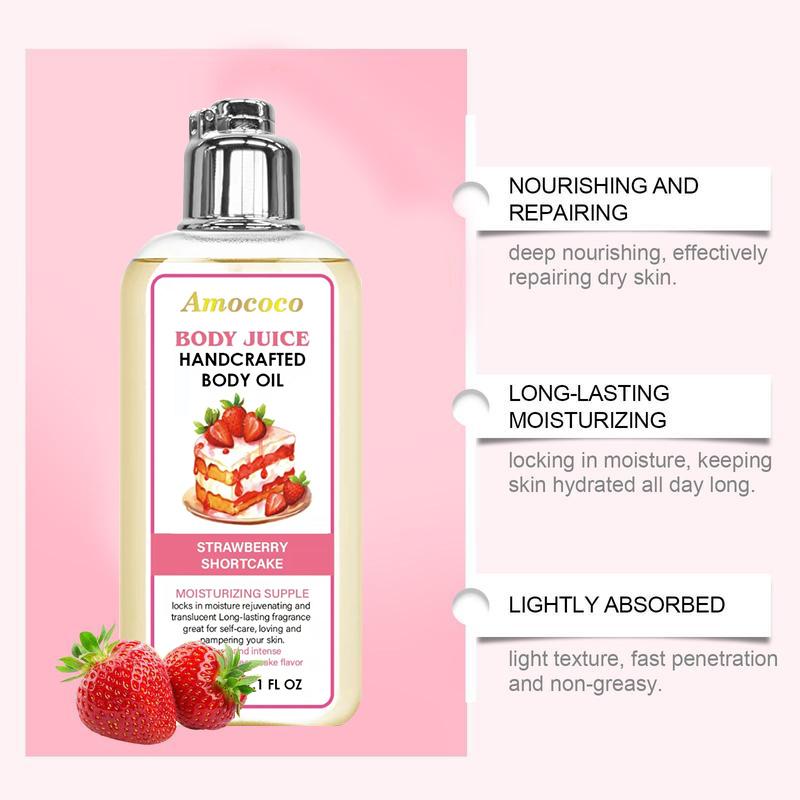 AMOCOCO Body essence Oil Moisturizing Nourishing Fragrance Brightening Body Lotion Body Care Moisturizer Skin Care