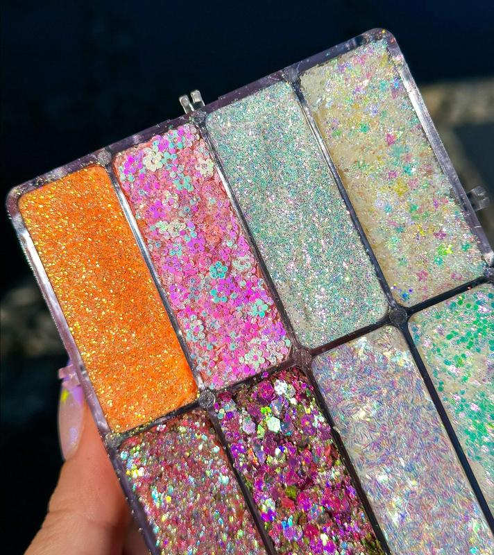 Spring Fling Glitter Palette - Cosmetic Glitter Gel by Slayfire Cosmetics