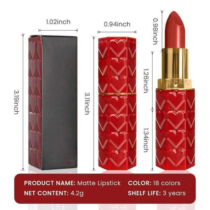 3 Pcs Matte Velvet Lipstick  Set,Nude Long Lasting Matte Lipstick 24H Waterproof for Girls Natural Lip Makeup,Matte Non-Stick Lipstick Makeup .