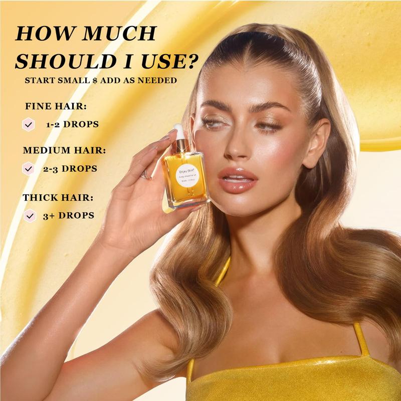 Honey Infused Hair Oil - Get Fuller, Thicker, Healthier Hair - Great Gifts for Women & Men Conditioner Haircare Silky - Hair Nutrition