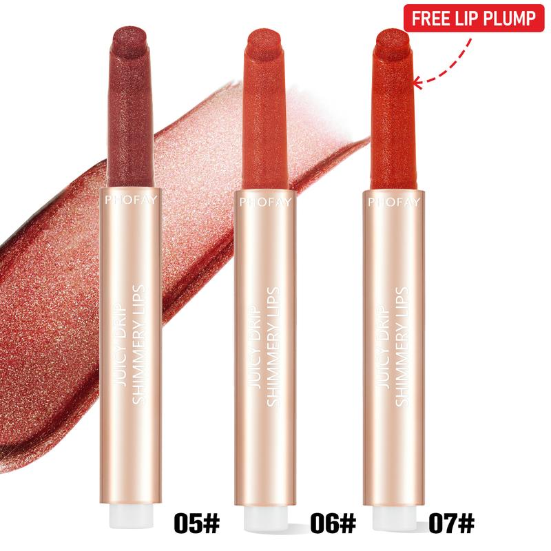 Flash deal  Gift Juicy Spicy Lip Plump Shimmer Glass Soft Cosmetic Makeup Sets